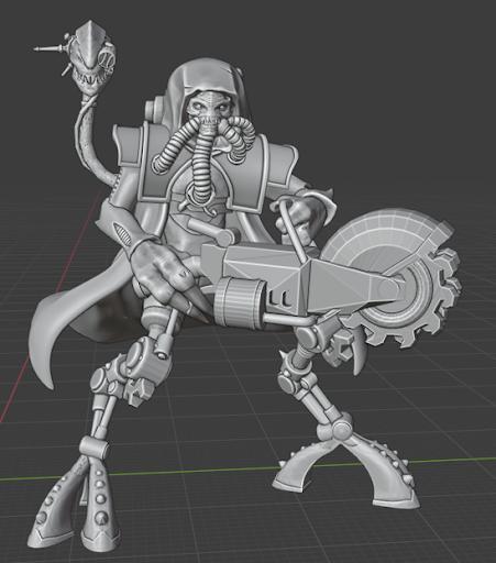 Acolyte of the Star Prophet of Flesh with Scrap Grinder