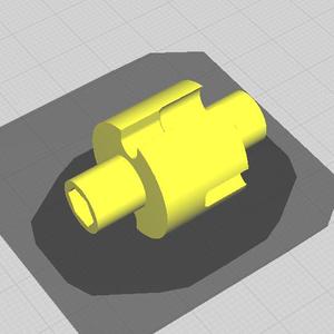 Locked differential for Carisma M-01 Series (Audi A4 DTM Red Bull)