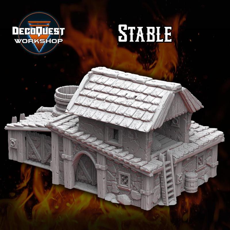Medieval stable