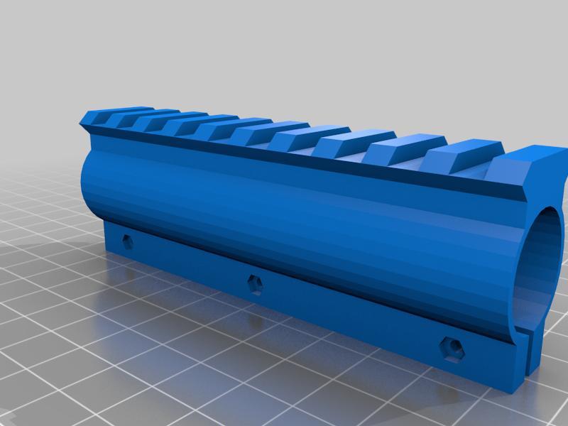 Sight Rail for blowgun