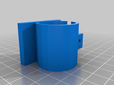 flashlight mount for sliding legolini - simple glue version