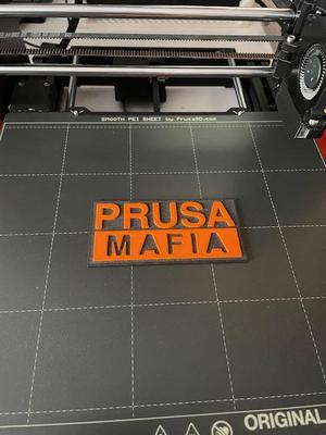 "Prusa Mafia" Schild