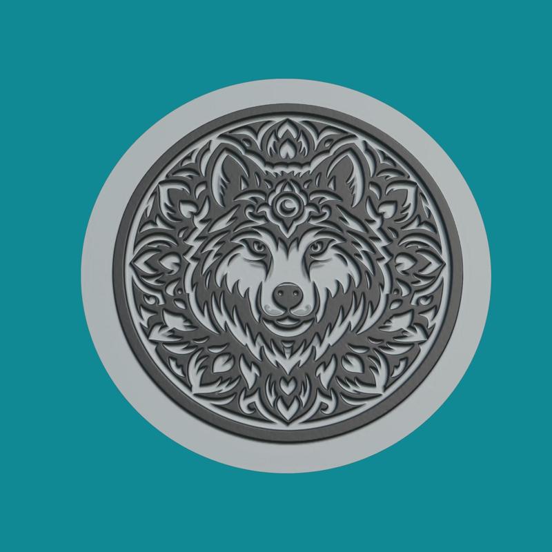 Wolf Print Model