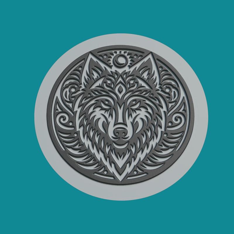 Wolf Print Model