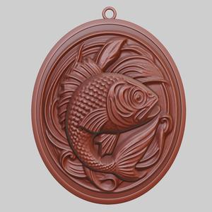 Fish Animal Pendant Fish Animal Necklace for CNC Router Laser & 3D Printer