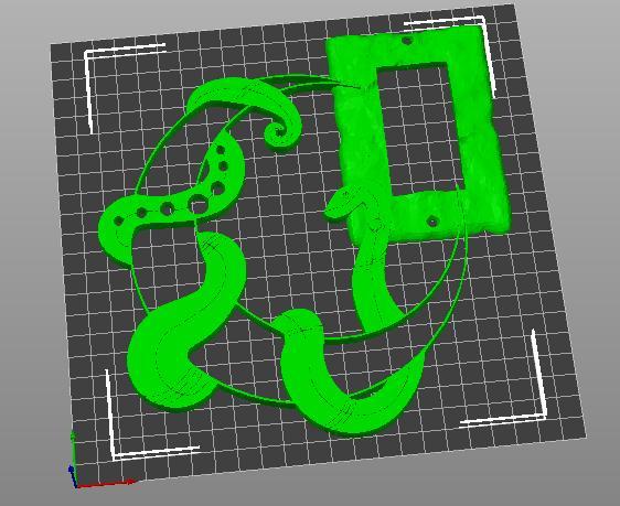 Decora or GFCI snakey stone cover plate