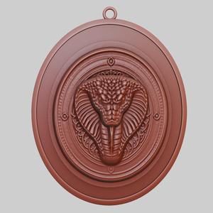 Snake Animal Pendant Snake Animal Necklace for CNC Router Laser & 3D Printer