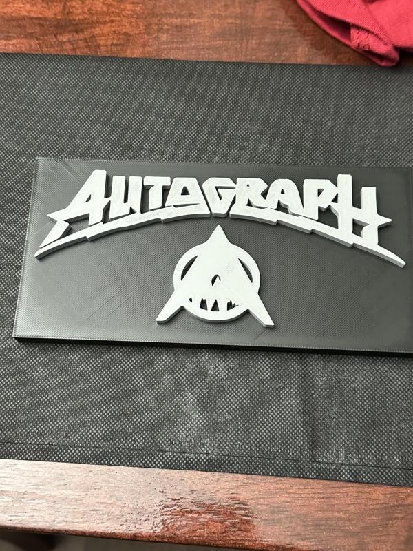 Autograph 80's Band Sign