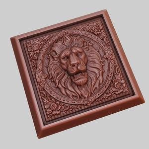 lion Animal 3D Model for CNC Router Laser & 3D Printer