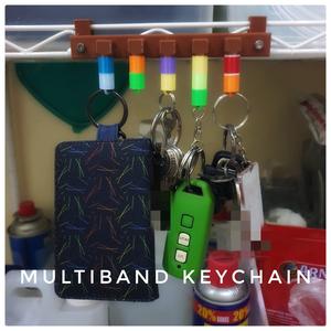 Multiband / Color Coded / Braille Keychain
