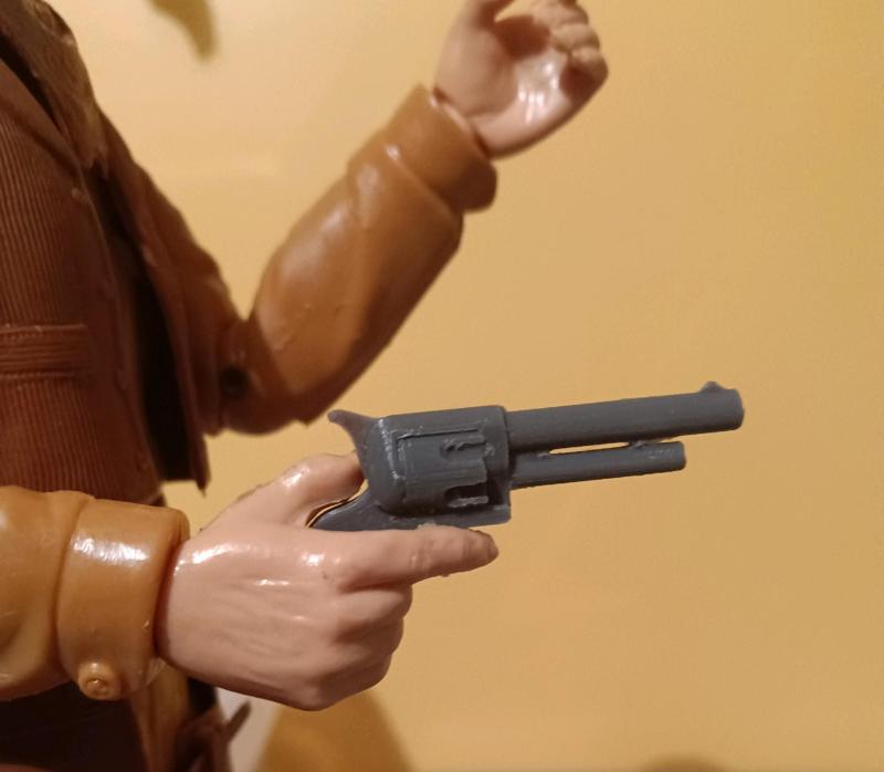 Johnny West Action Figure Revolver