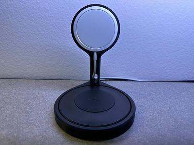 MagSafe Charger Stand for iPhone with Anker PowerWave Alloy Pad Charger
