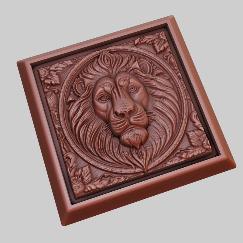 lion Animal 3D Model for CNC Router Laser & 3D Printer