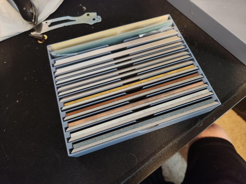 Edge Pro Style sharpening stone case