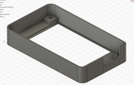 Case for ESP32-2432S208 Sunton Touch Display - USB-C