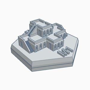 Desert World Building 1 hex Map Scale HMSDW001