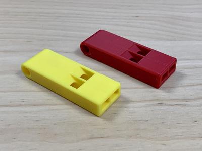 Minimalistic dual tone whistle