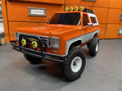 FMS K5 Blazer Bumpers and Roofbasket Lamps