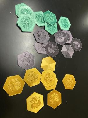 Thin War Chest Control Markers