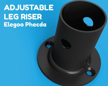 Elegoo Phecda leg mounts w. height adjustment