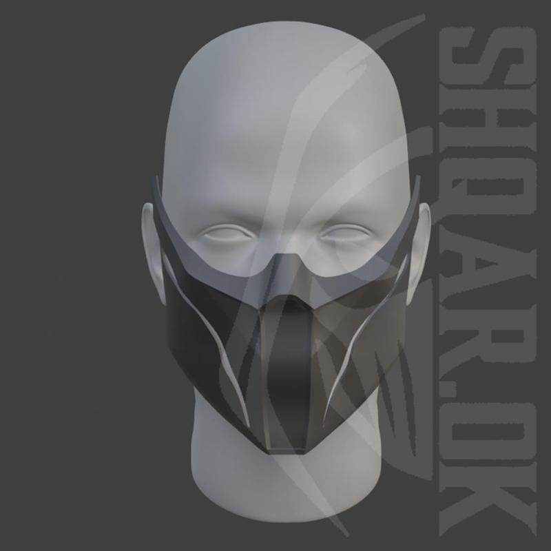 Noob Saibot mask from Mortal Kombat 11 - Shadow