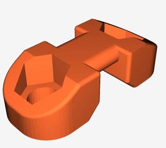 Cable tie holder 5mm width (Kabelbinderhalter 5mm breit)