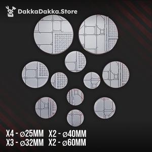 Decorative bases "Spaceship" Set x11