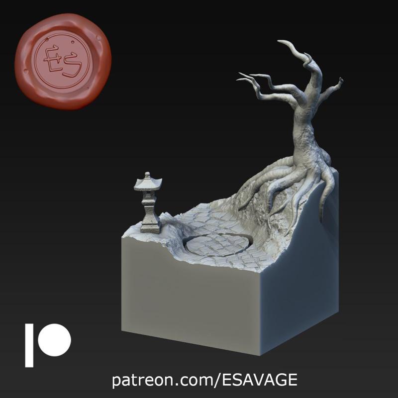 Japanese Tree Display Base