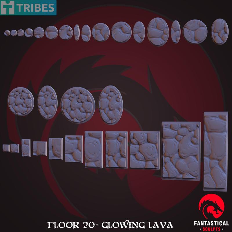 Floor 20 - Glowing Lava Rocks