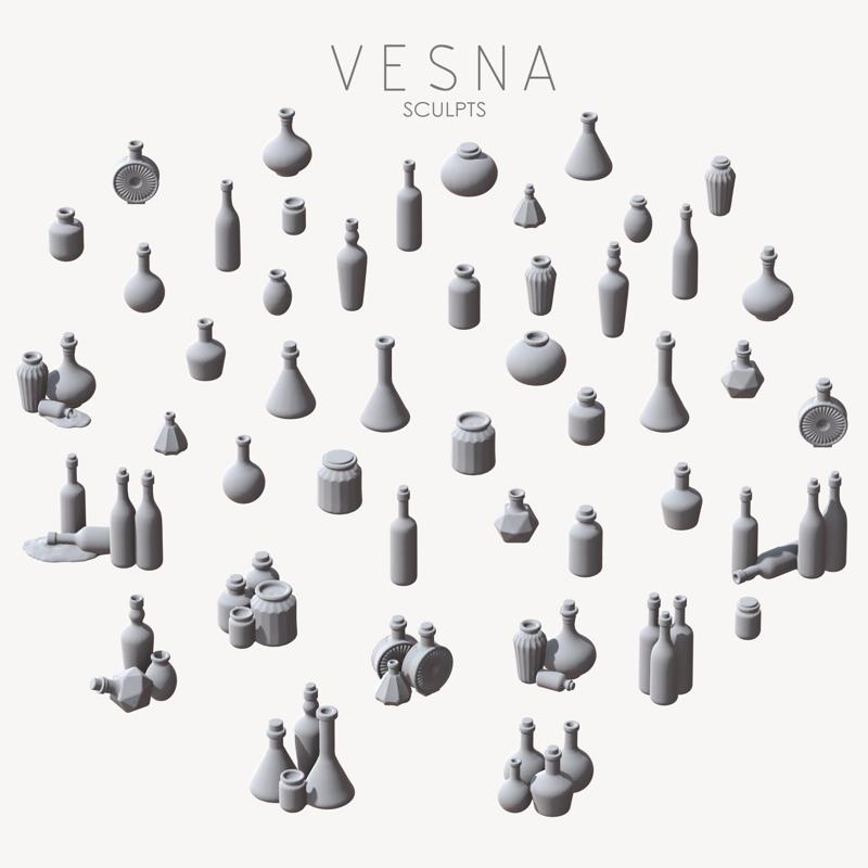 ALCHEMIST'S ESSENTIALS - POTIONS AND GLASS PACK (basing bits)