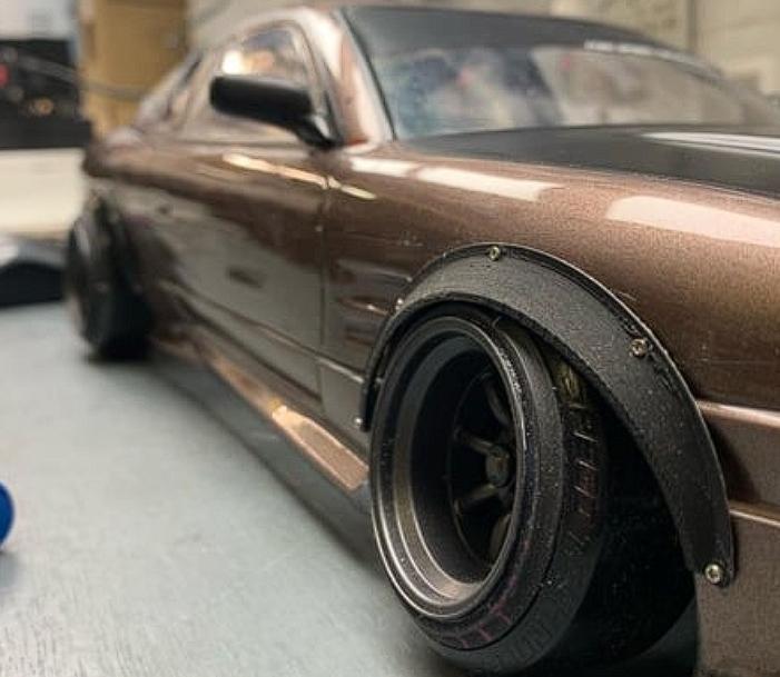 arch flare for 1:10 rc drift car