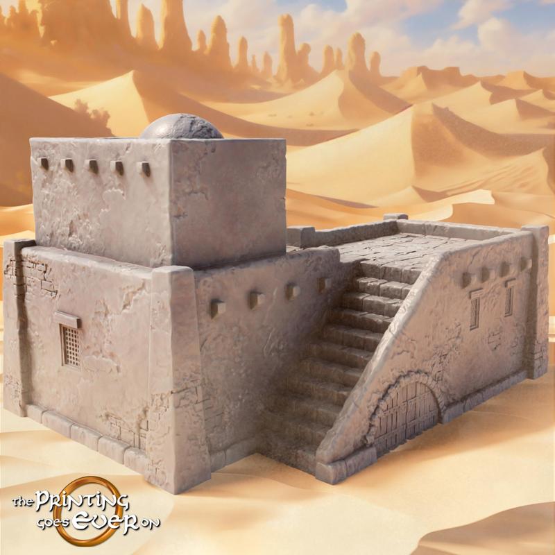 Adobe House B - Supportless