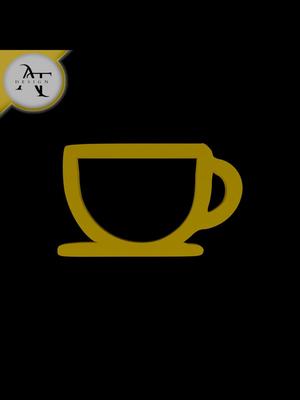 Simple Coffee Cup Symbol - 2D Art