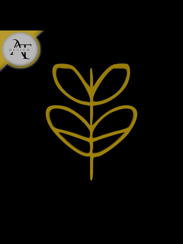 Simple Leaf Symbol - 2D Art 