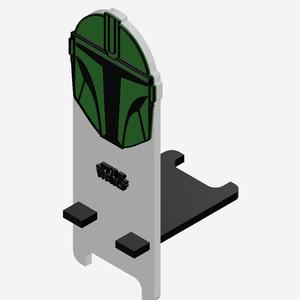 Mandalorean cell phone holder