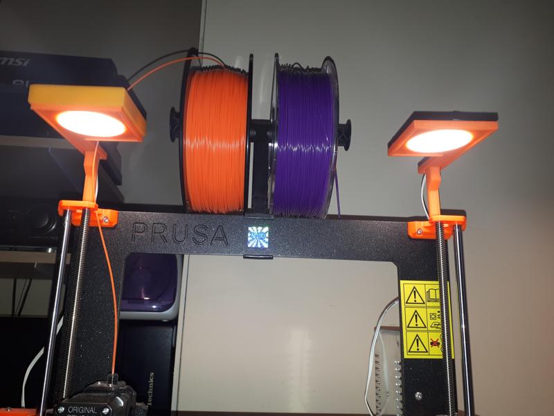 Support led 58mm Prusa i3 mk3