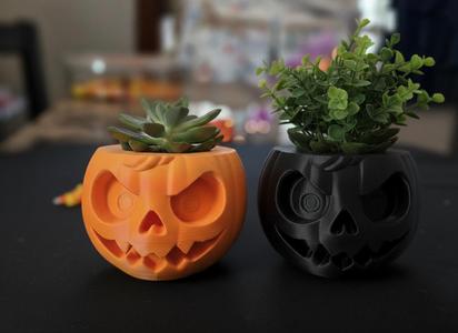 Pumpkin Head Planter