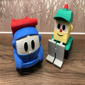 Leo Lastwagen (Leo the Truck / Junior) und Lifty der Gabelstapler
