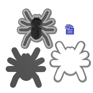 3pc Spider Bath Bomb Mold