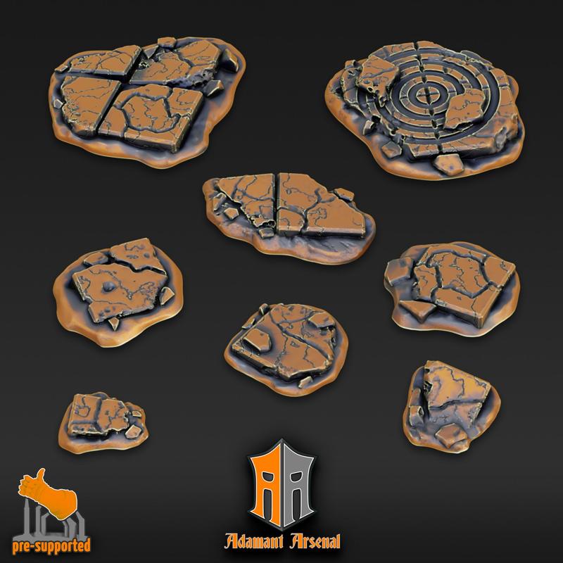 Basing Bits - Marble Tiles