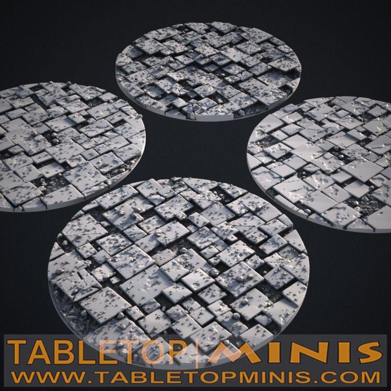 Broken Tiles 100mm x 100mm Base Toppers