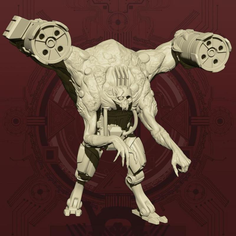 (Centauri) Furies Horde Berserker - Attack Pose