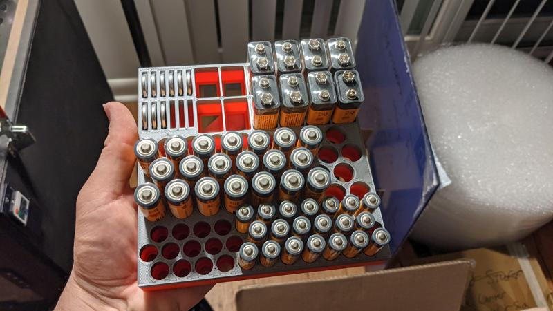 Battery Organizer Tray