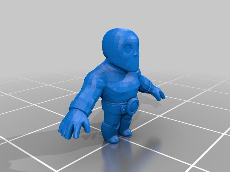 New El Primo T-pose Brawl stars
