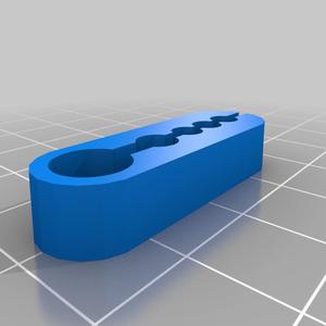 Parametric cable management clip / Remix