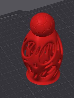 Photonic Soccer Trophy