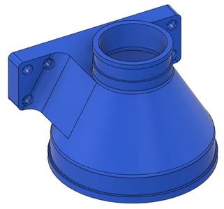 Dust collection hose to bag reducer