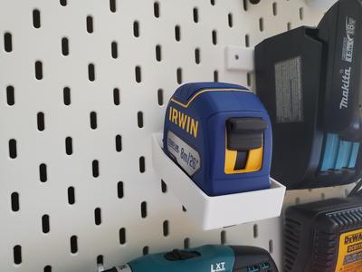 Ikea Skadis Tape Measure Holder T-Nut
