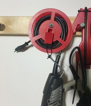 Cable holder (two types) for electric tools