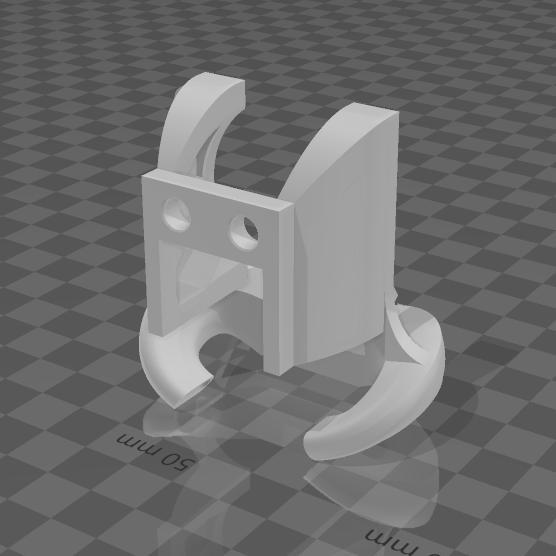 Lightweight Cooler for Ender 3 / Voxelab Aquila - 5015 Blower - Closed (Remix)